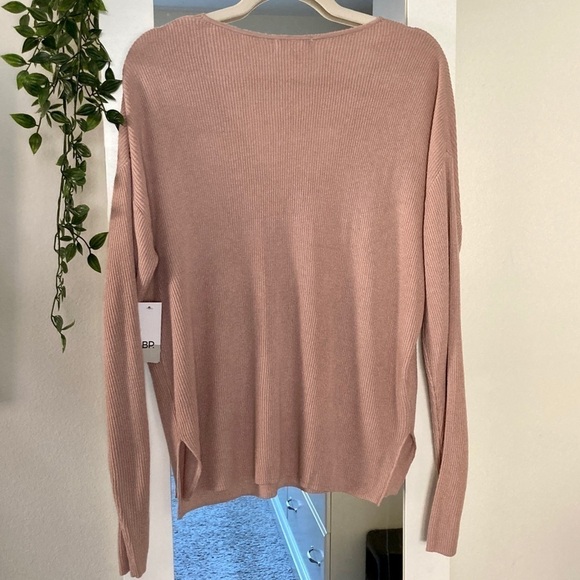 Nordstrom Ribbed V-neck Sweater Women’s Small NWT - Picture 8 of 10